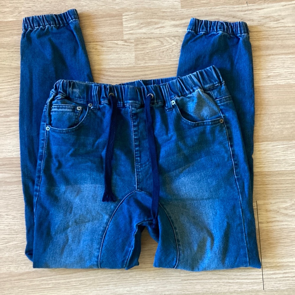 VICTORIOUS Los Angeles Jogger Jean Womens Pull On Stretch Denim Pant